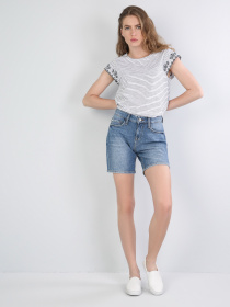 Шорты джинсовые Colin’s модель CL1043974DN40468 Фото