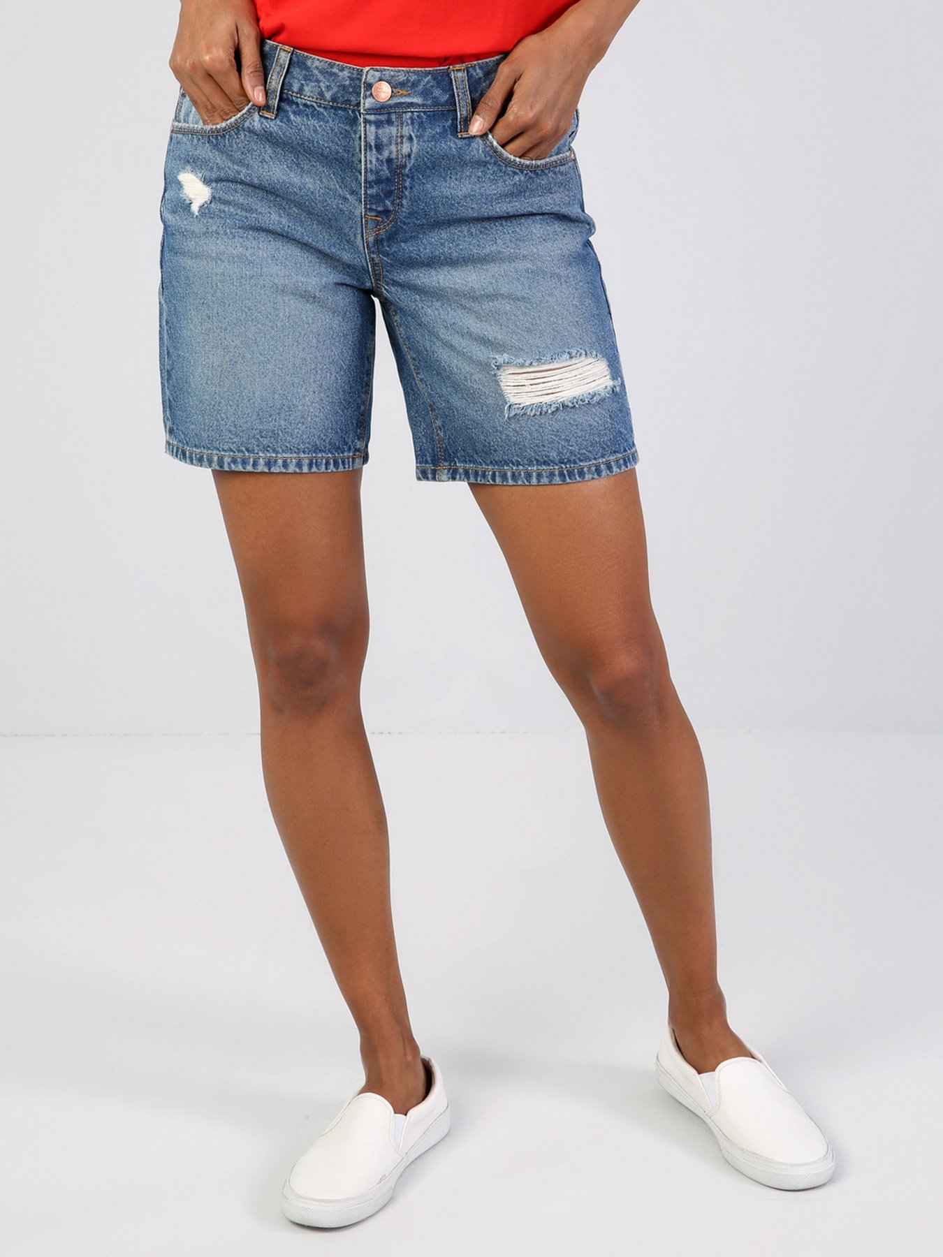 Джинсовые шорты Colin’s модель CL1043975DN02033 Фото