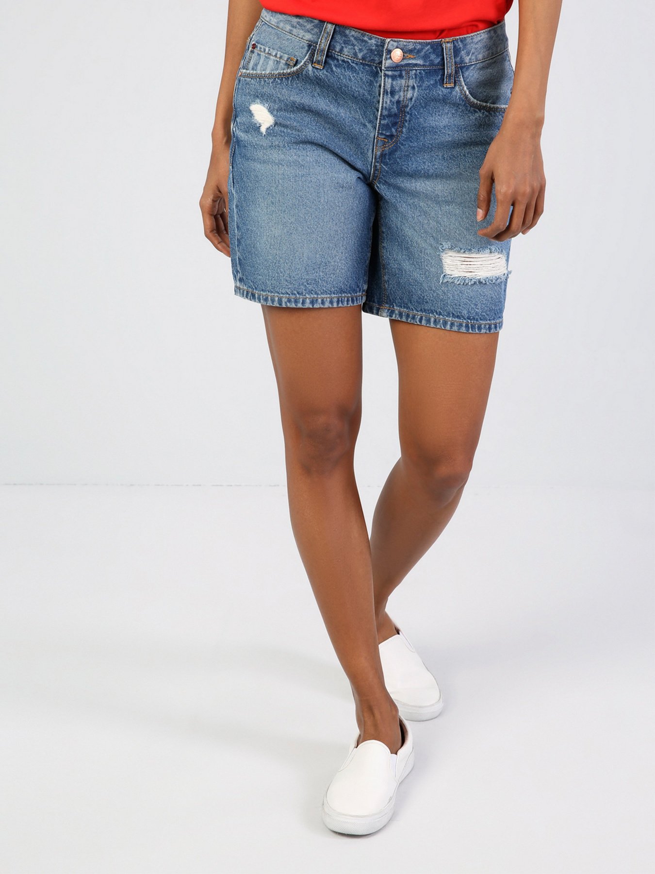 Джинсовые шорты Colin’s модель CL1043975DN02033 Фото