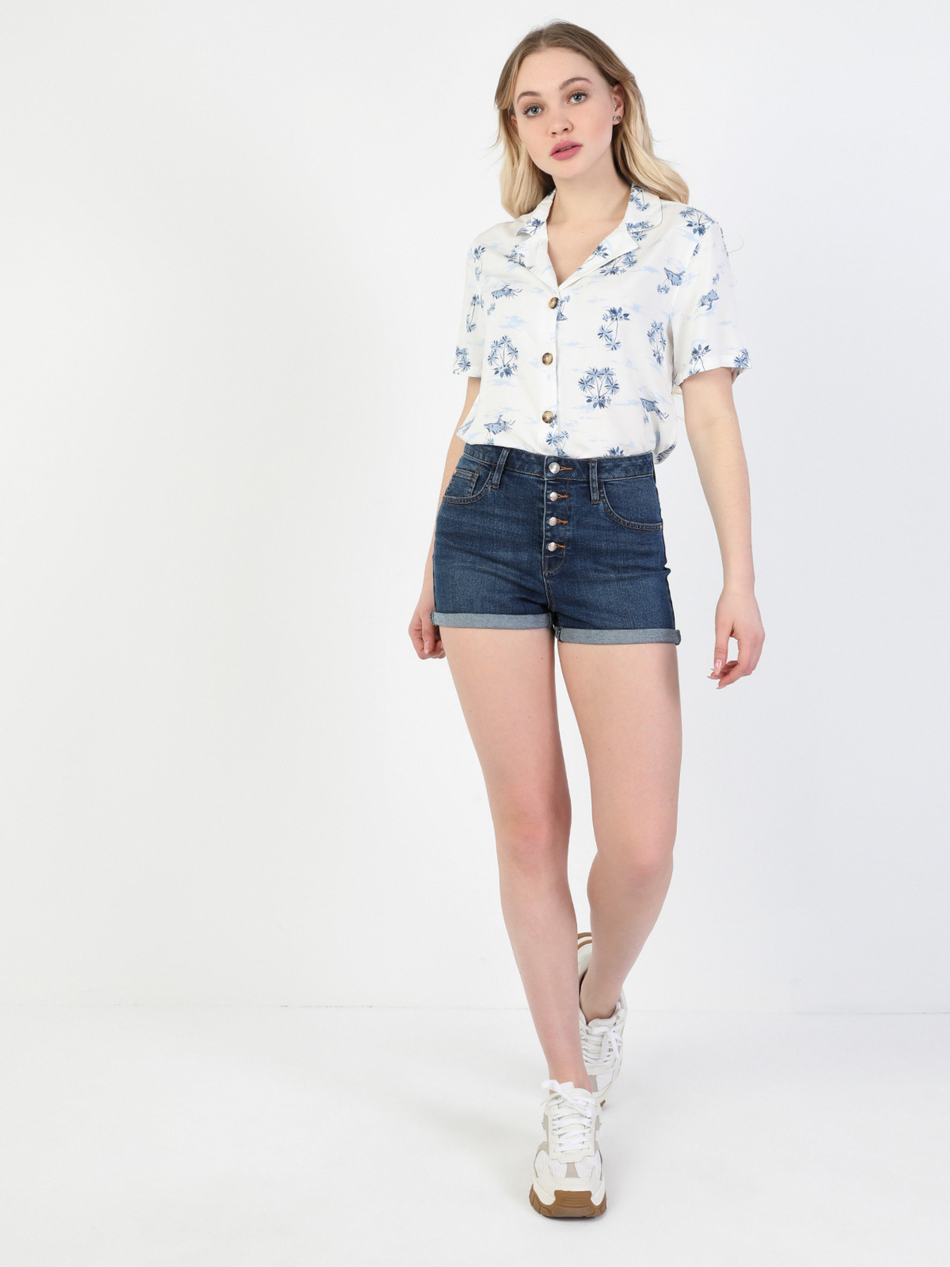 Джинсовые шорты Colin’s модель CL1043978DN40464 Фото