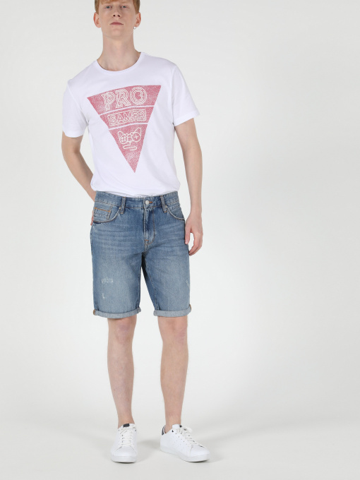 Шорты джинсовые Colin’s модель CL1049606DN40973 Фото