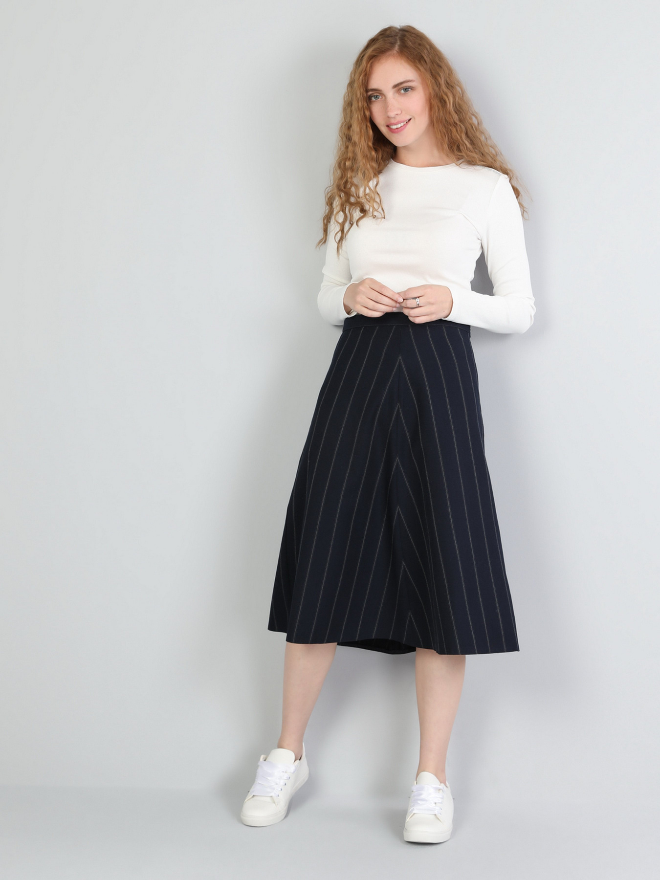 Юбка миди Colin’s модель CL1045104NAV Фото