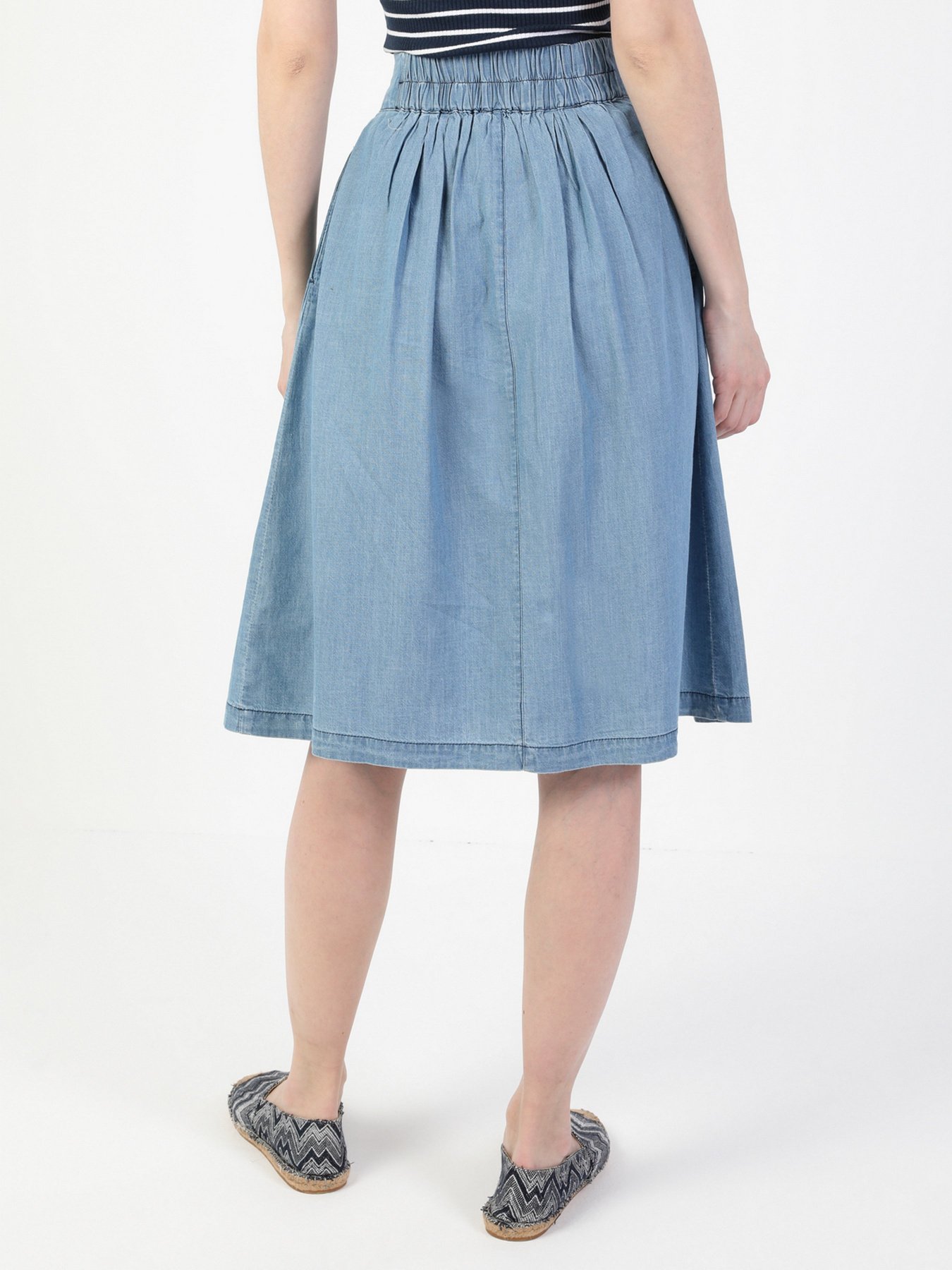 Юбка миди Colin’s модель CL1048788DN08075 Фото