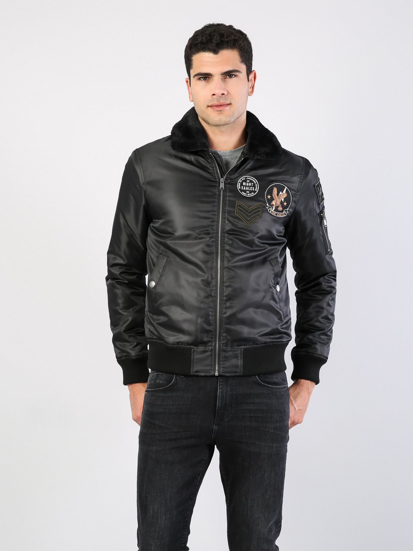 Зимняя куртка Colin’s модель CL1034800BLK Фото