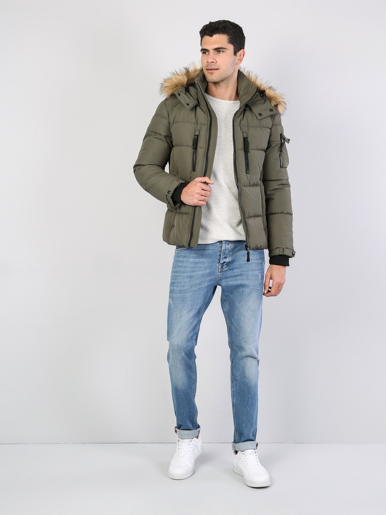 Зимова куртка Colin’s модель CL1035958KHA Фото