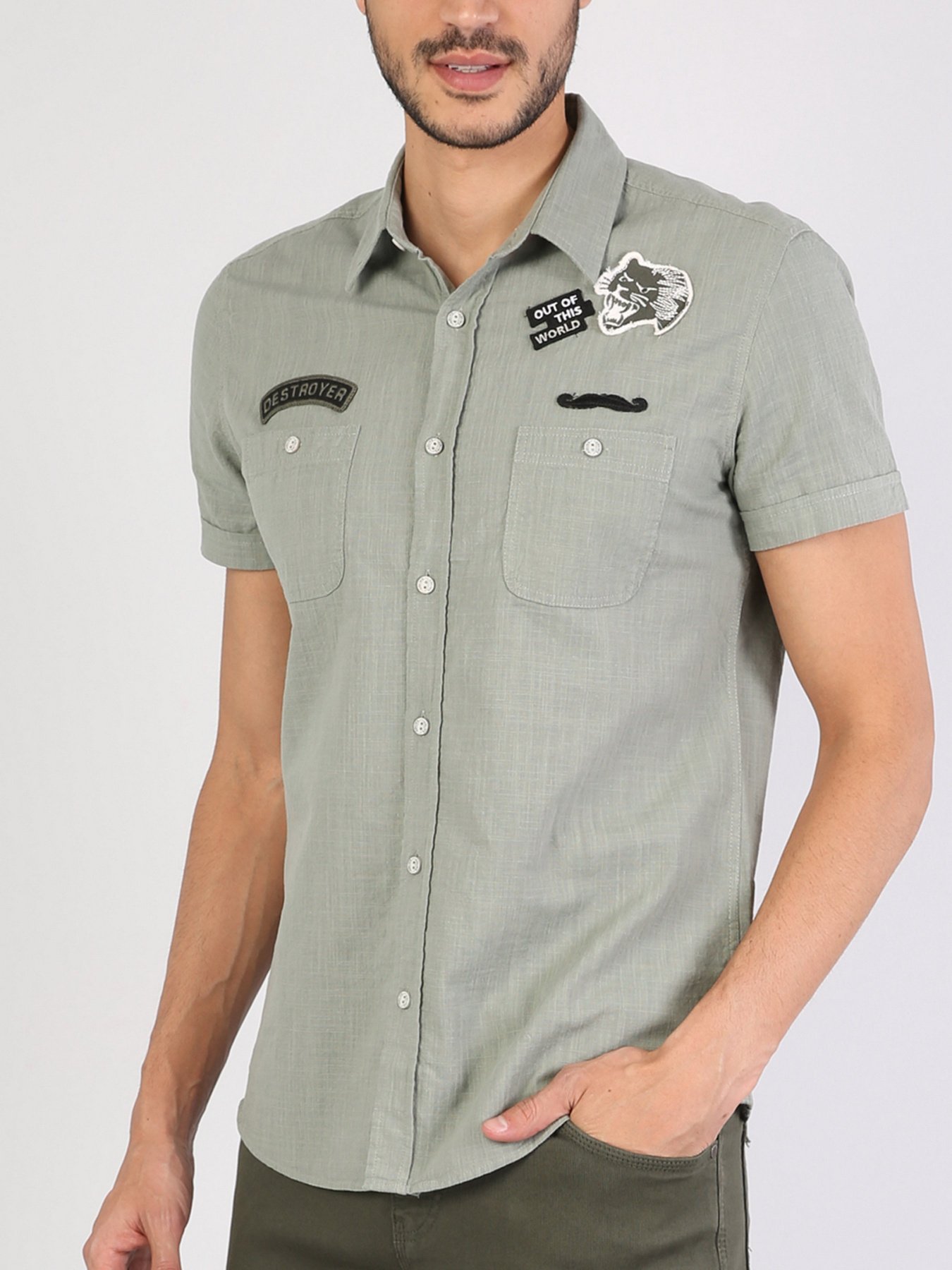 Сорочка повсякденна Colin’s модель CL1029840GRN Сорочка повсякденна Colin’s модель CL1029840GRN Фото