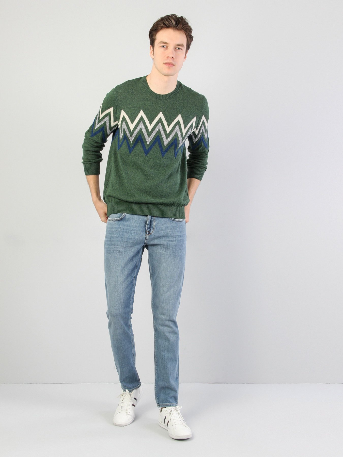 Джемпер Colin’s модель CL1030386GRM Фото