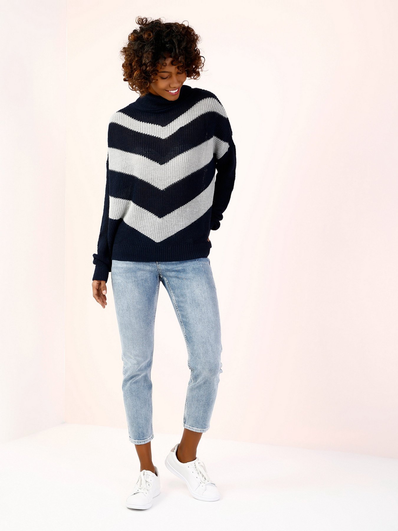 Свитер Colin’s модель CL1030603NAV Фото