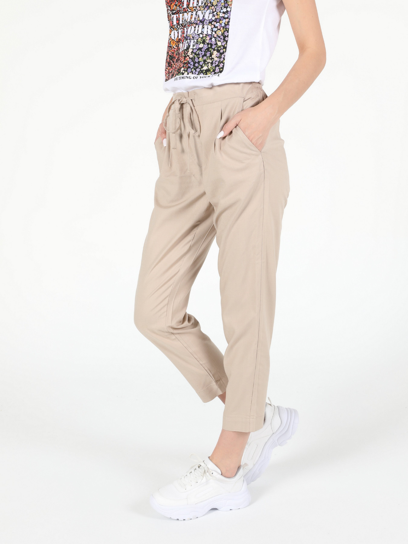 Брюки повседневные Colin’s модель CL1053353BEI Фото