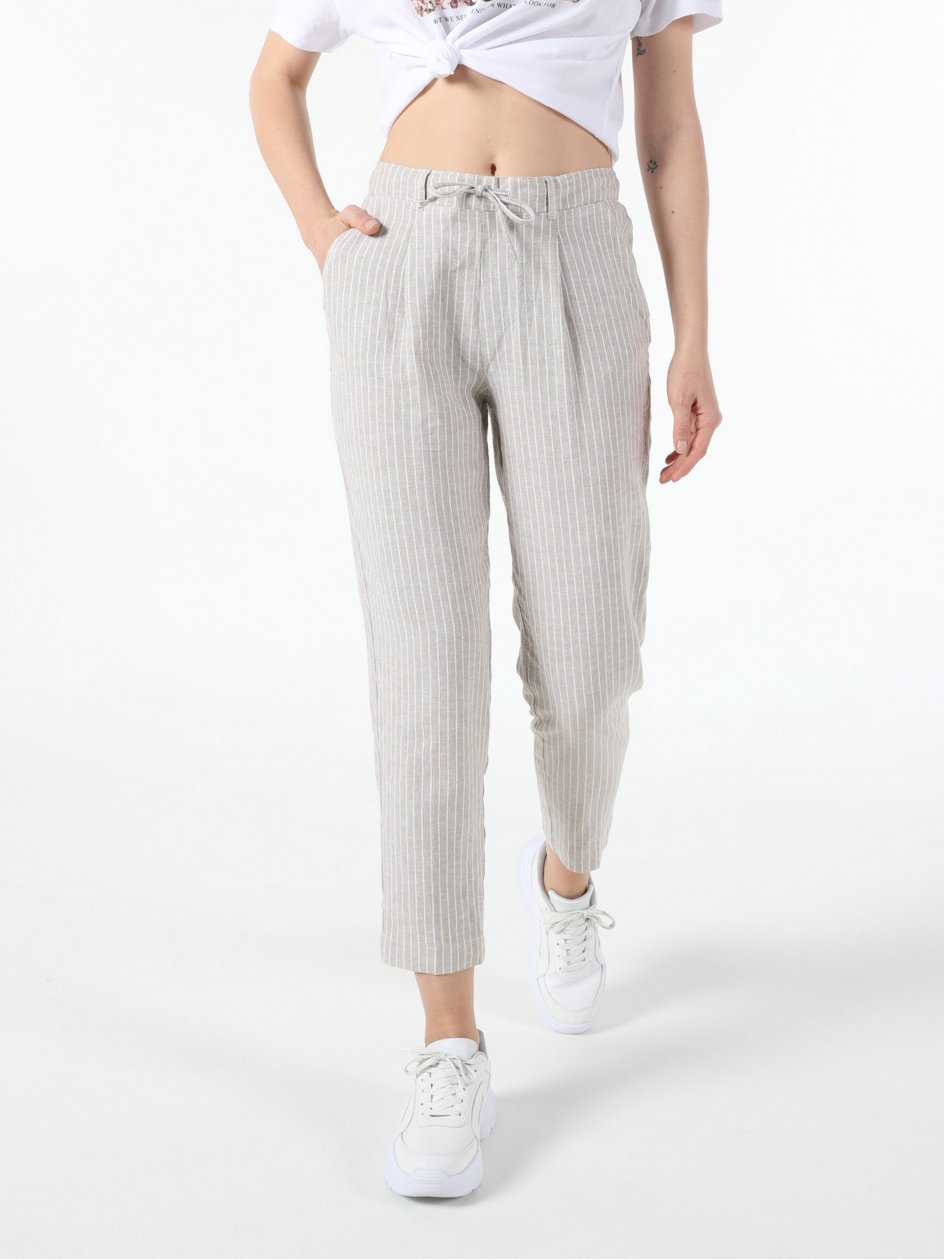 Брюки повседневные Colin’s модель CL1053354BEI Фото