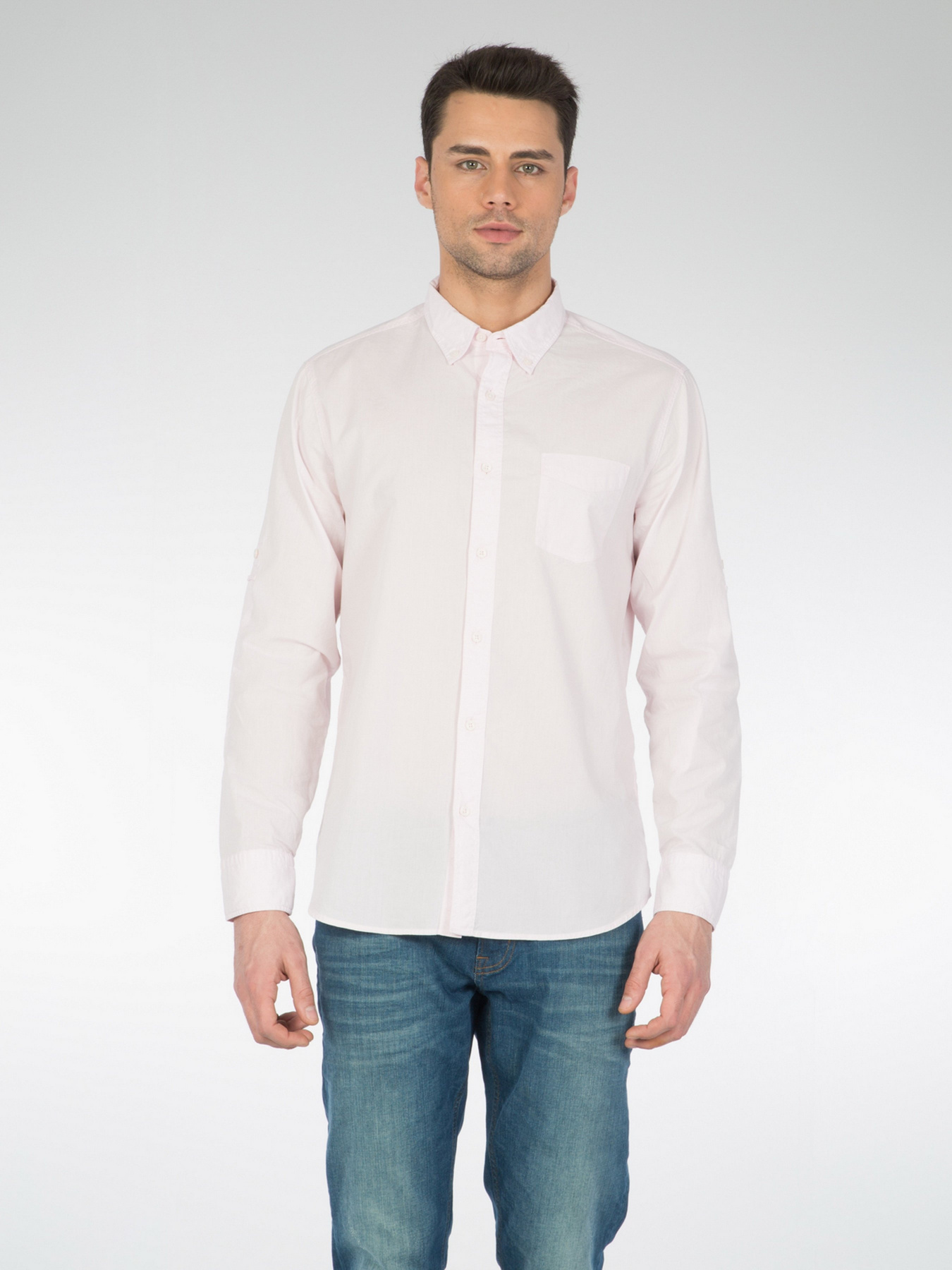 Рубашка повседневная Colin’s модель CL1018761PLI Рубашка повседневная Colin’s модель CL1018761PLI Фото