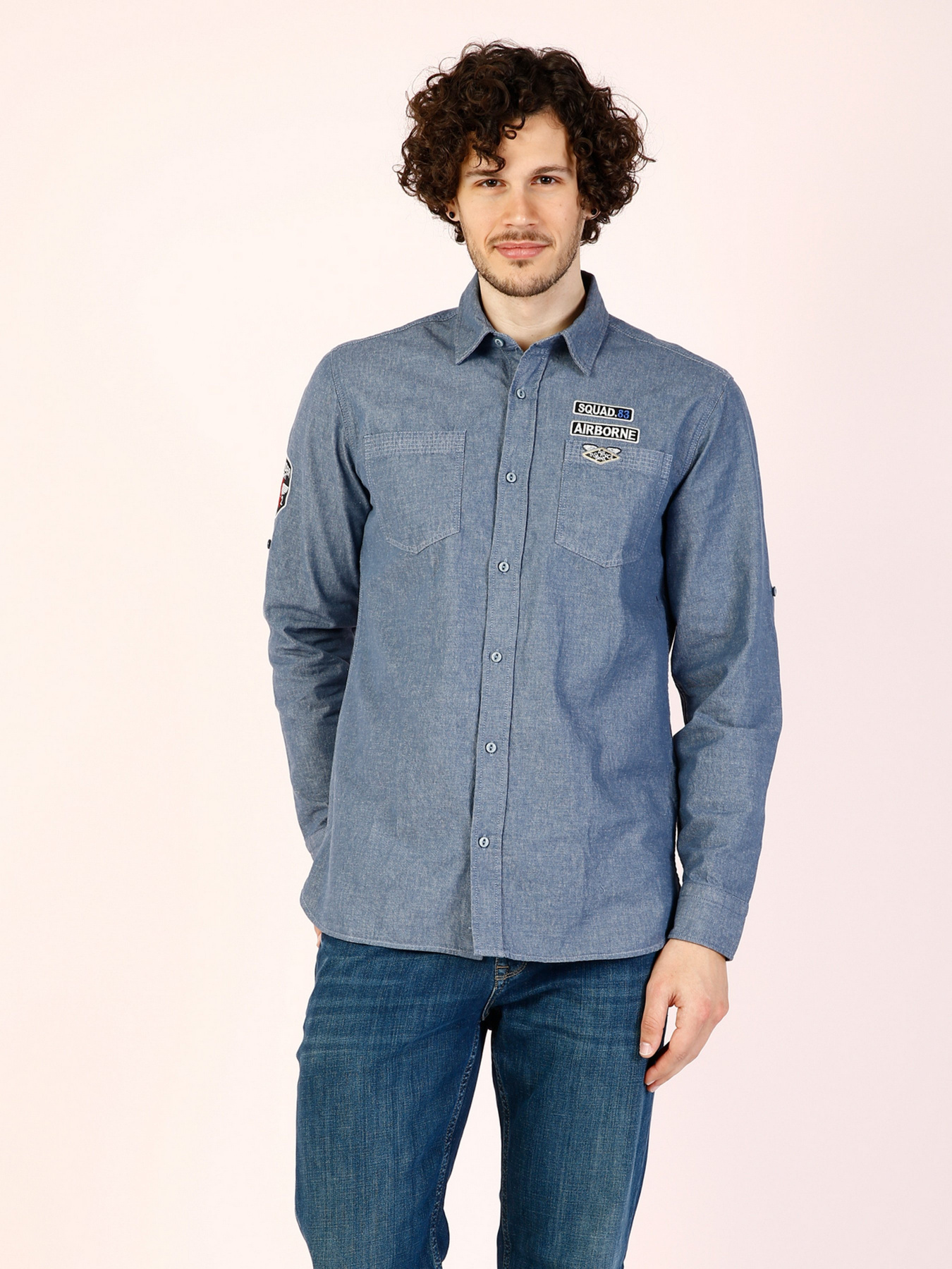 Рубашка повседневная Colin’s модель CL1029091INV Фото