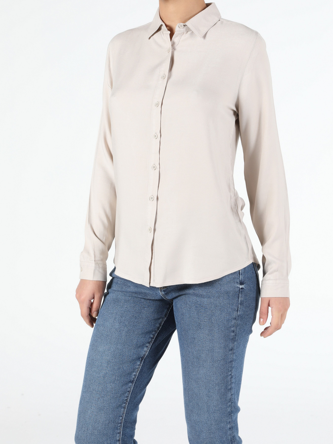 Рубашка повседневная Colin’s модель CL1048443BEI Фото