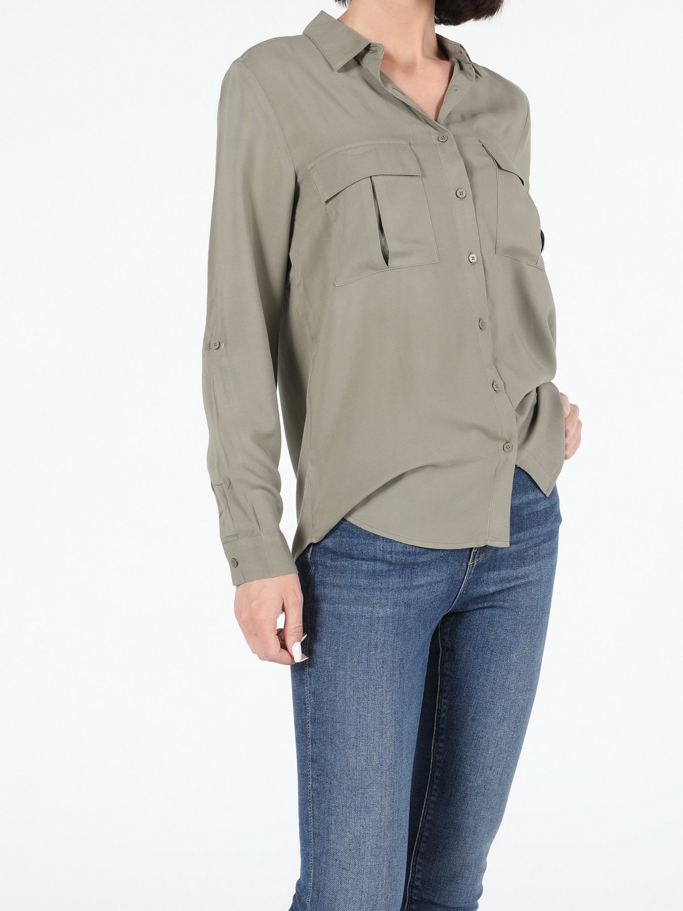 Рубашка повседневная Colin’s модель CL1050426KHA Фото