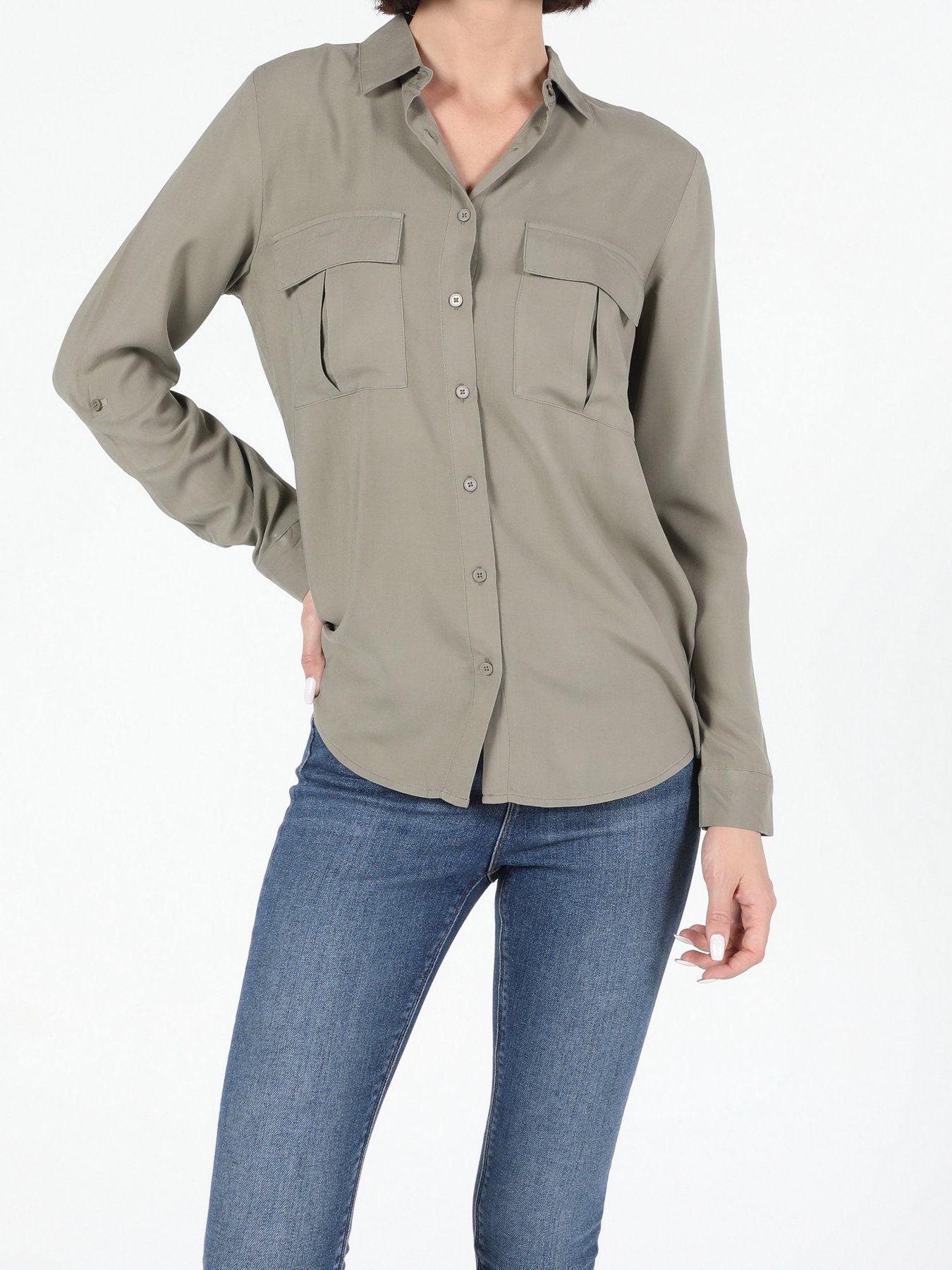 Рубашка повседневная Colin’s модель CL1050426KHA Фото