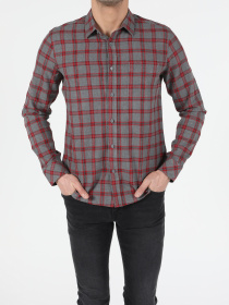 Рубашка повседневная Colin’s модель CL1052917GRA Фото