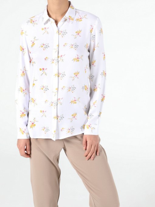 Рубашка повседневная Colin’s модель CL1053406WHT Фото