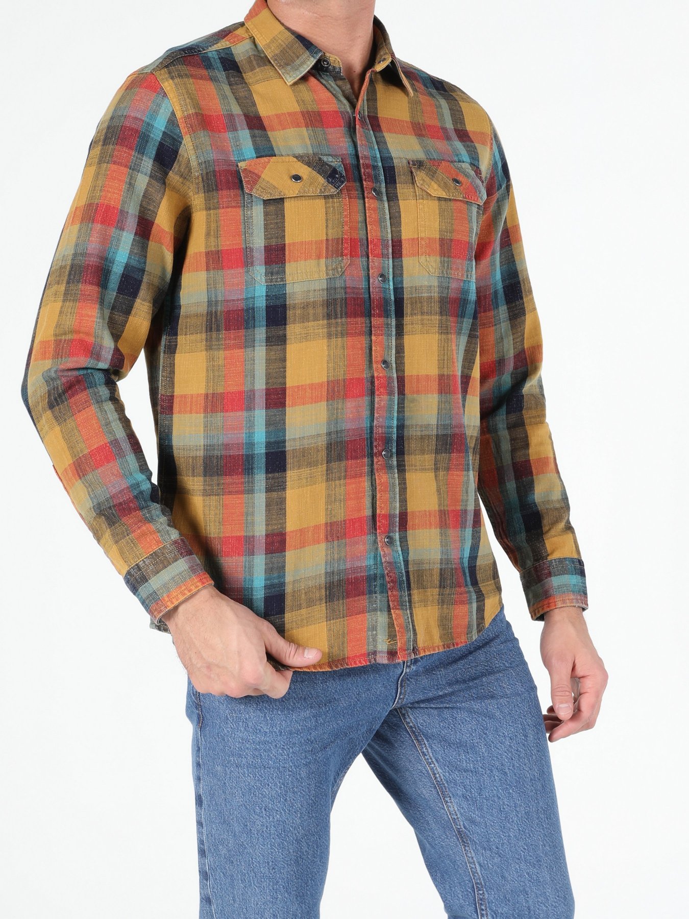 Рубашка повседневная Colin’s модель CL1053741YLS Фото