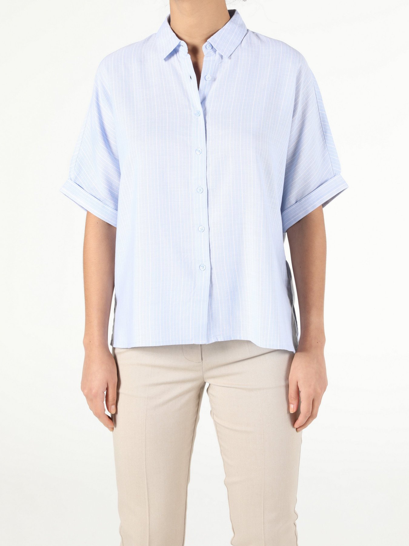 Рубашка повседневная Colin’s модель CL1053413LBL Фото