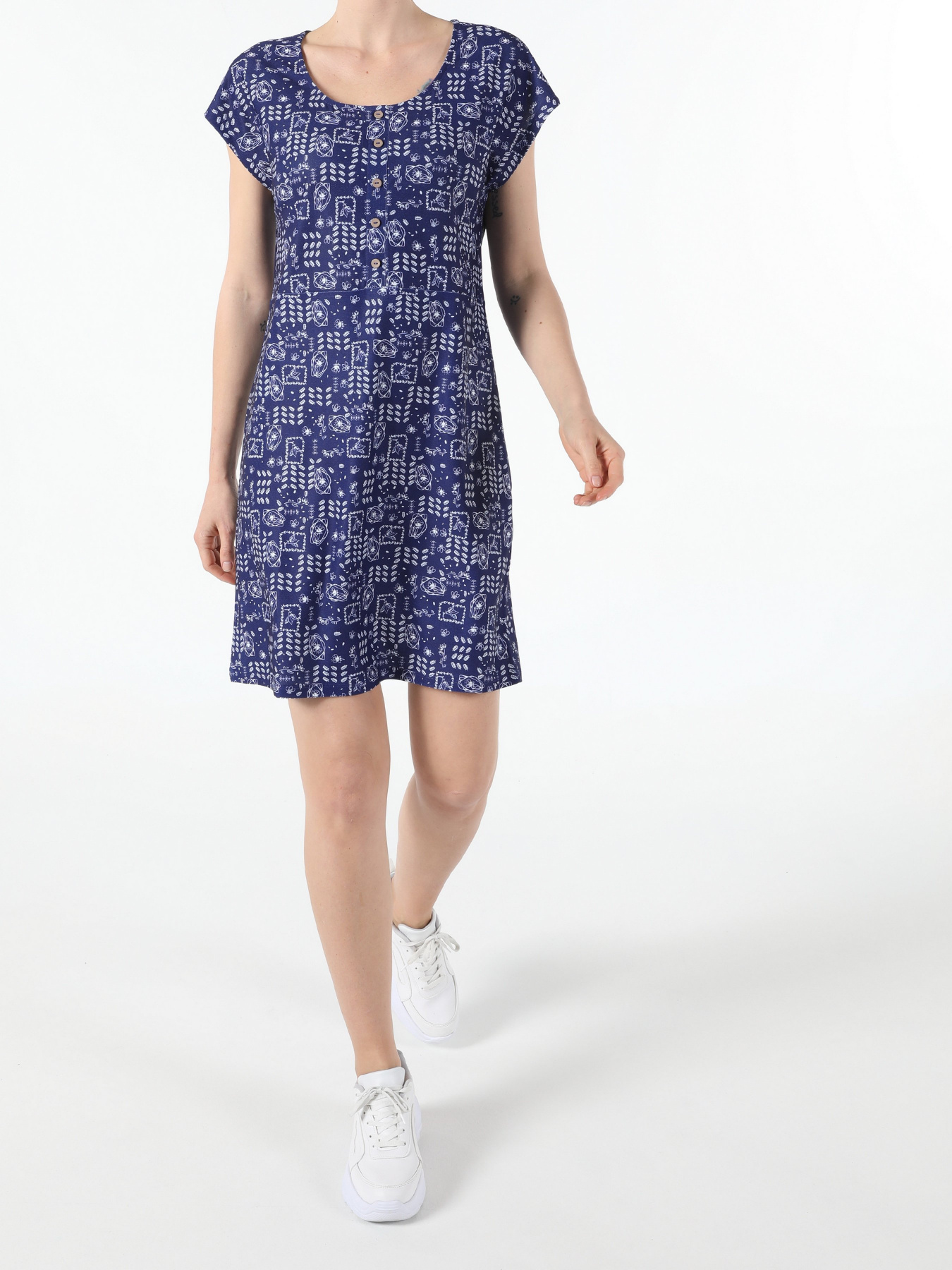 Платье-футболка Colin’s модель CL1053542NAV Фото