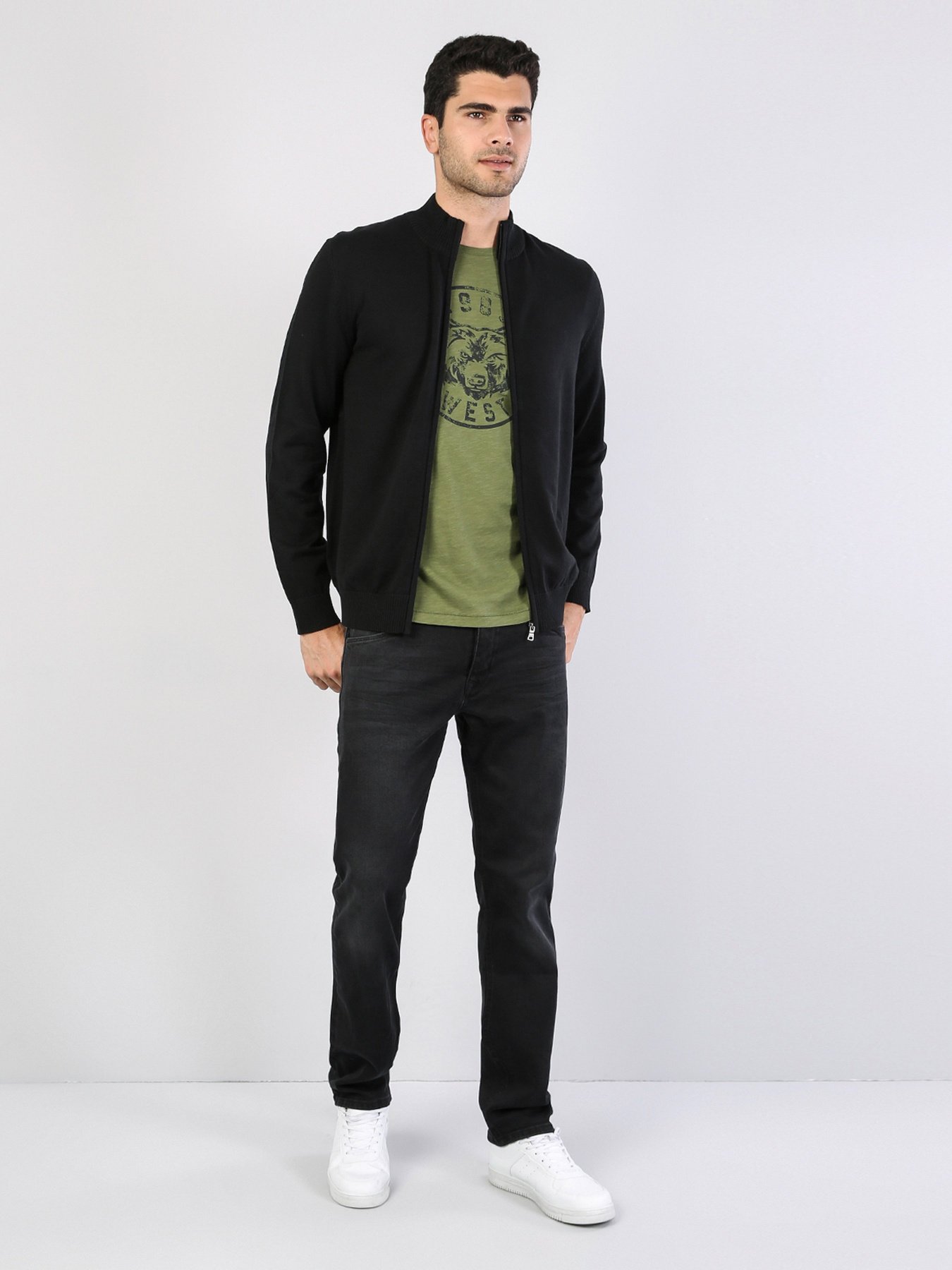 Кардиган Colin’s модель CL1023205BLK Фото