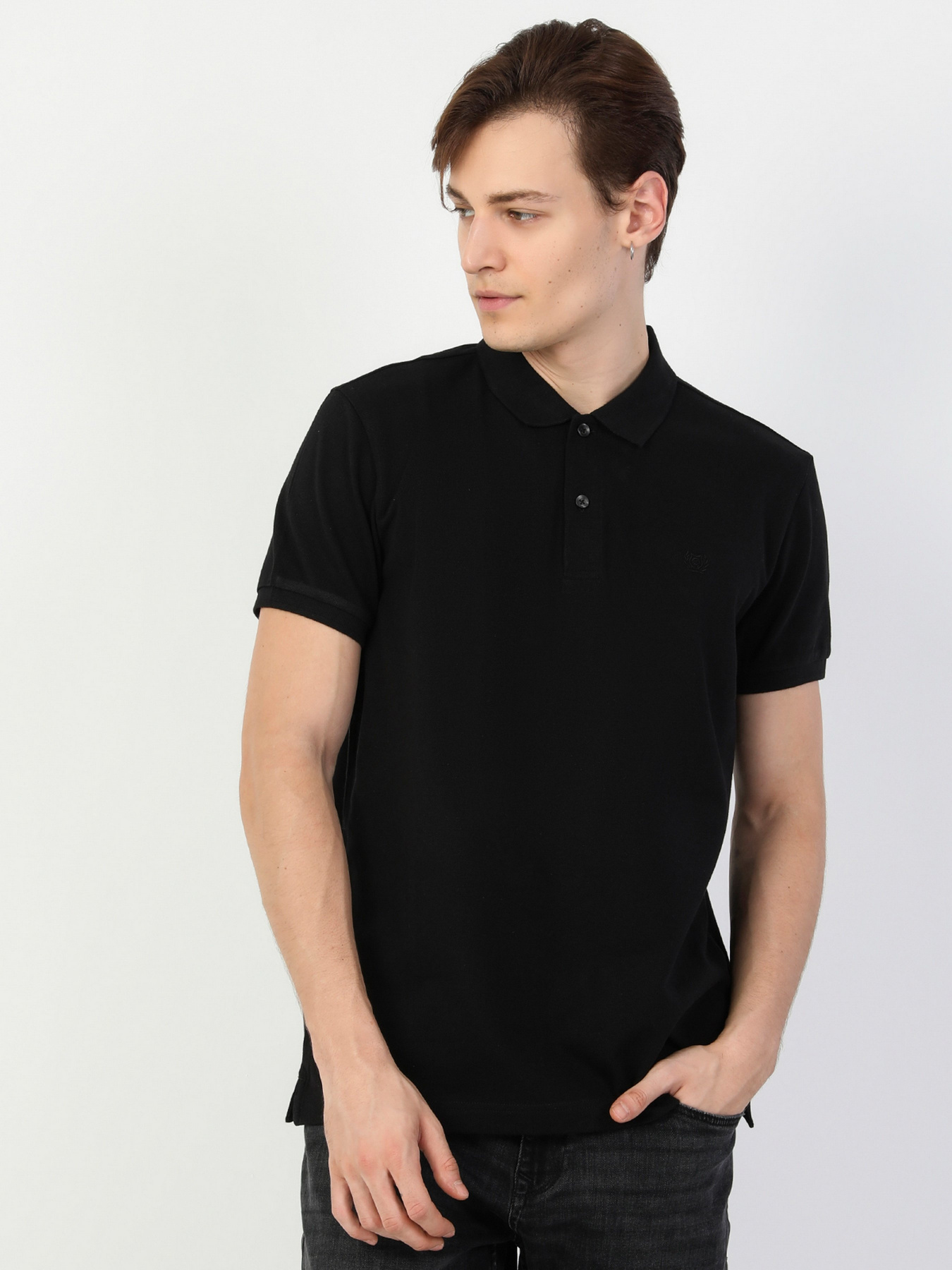 Поло Colin’s модель CLTKTTSHM0766200BLK Фото