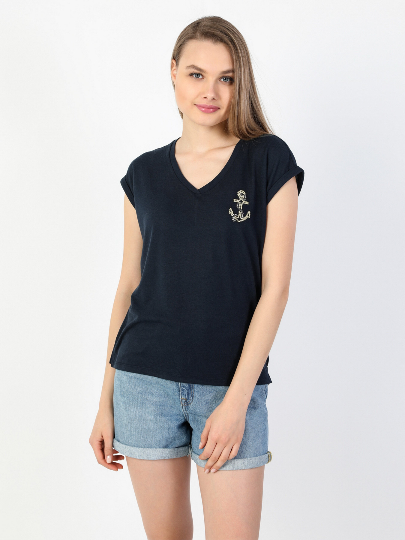 Футболка Colin’s модель CL1049509NAV Фото