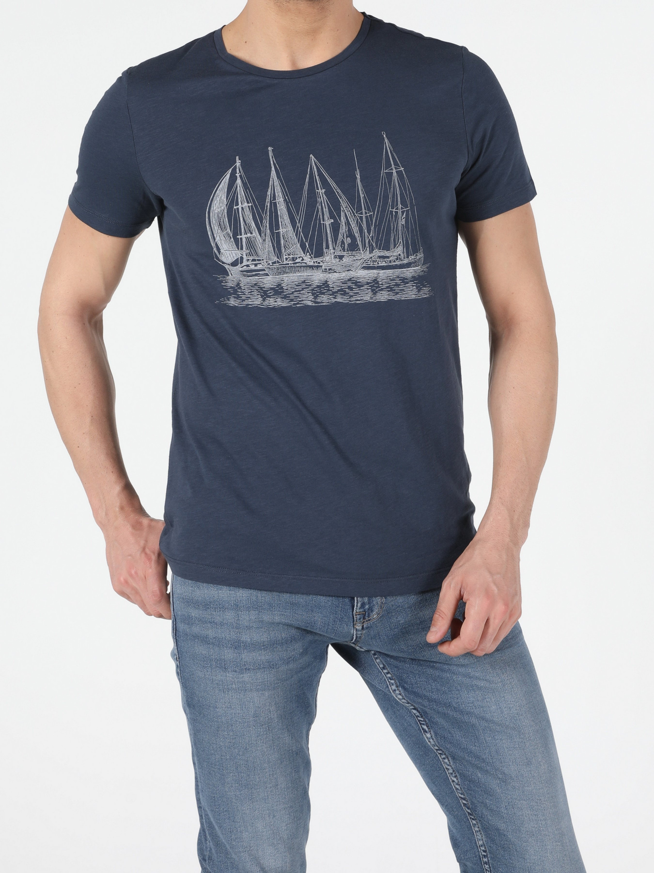 Футболки и поло Colin’s модель CL1053683NAV Футболки и поло Colin’s модель CL1053683NAV Фото