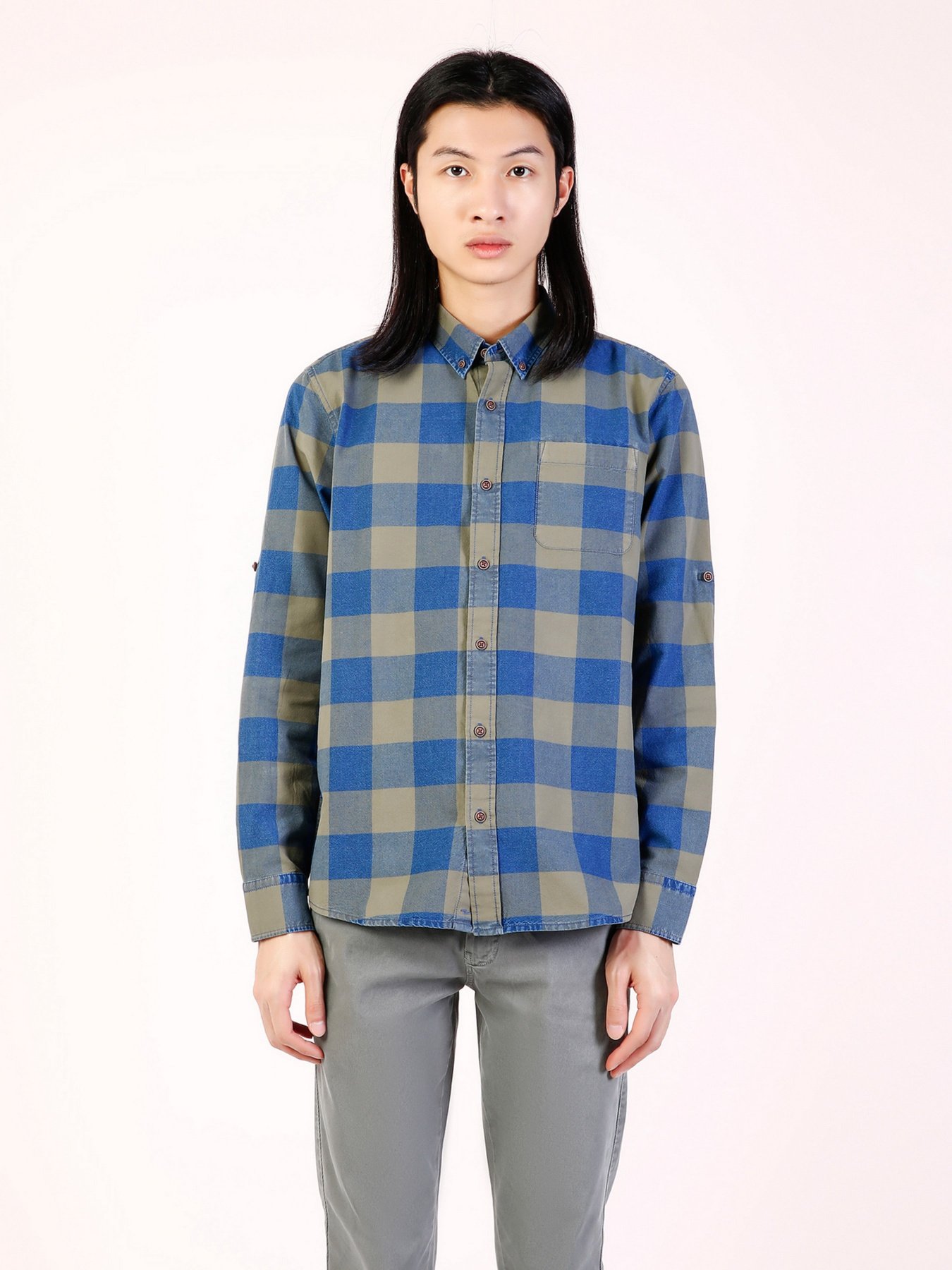 Рубашка Colin’s модель CL1031231GRN Фото