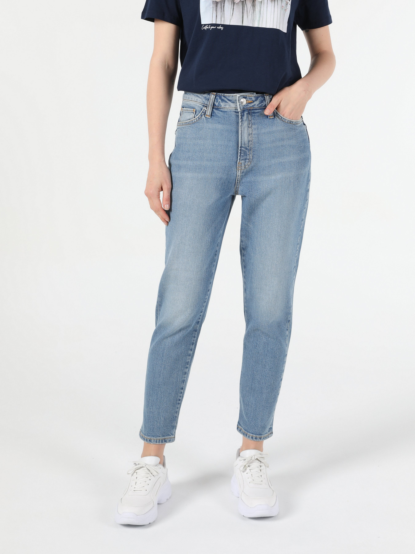 Джинсы мом Colin’s модель CL1054610DN41378 Фото