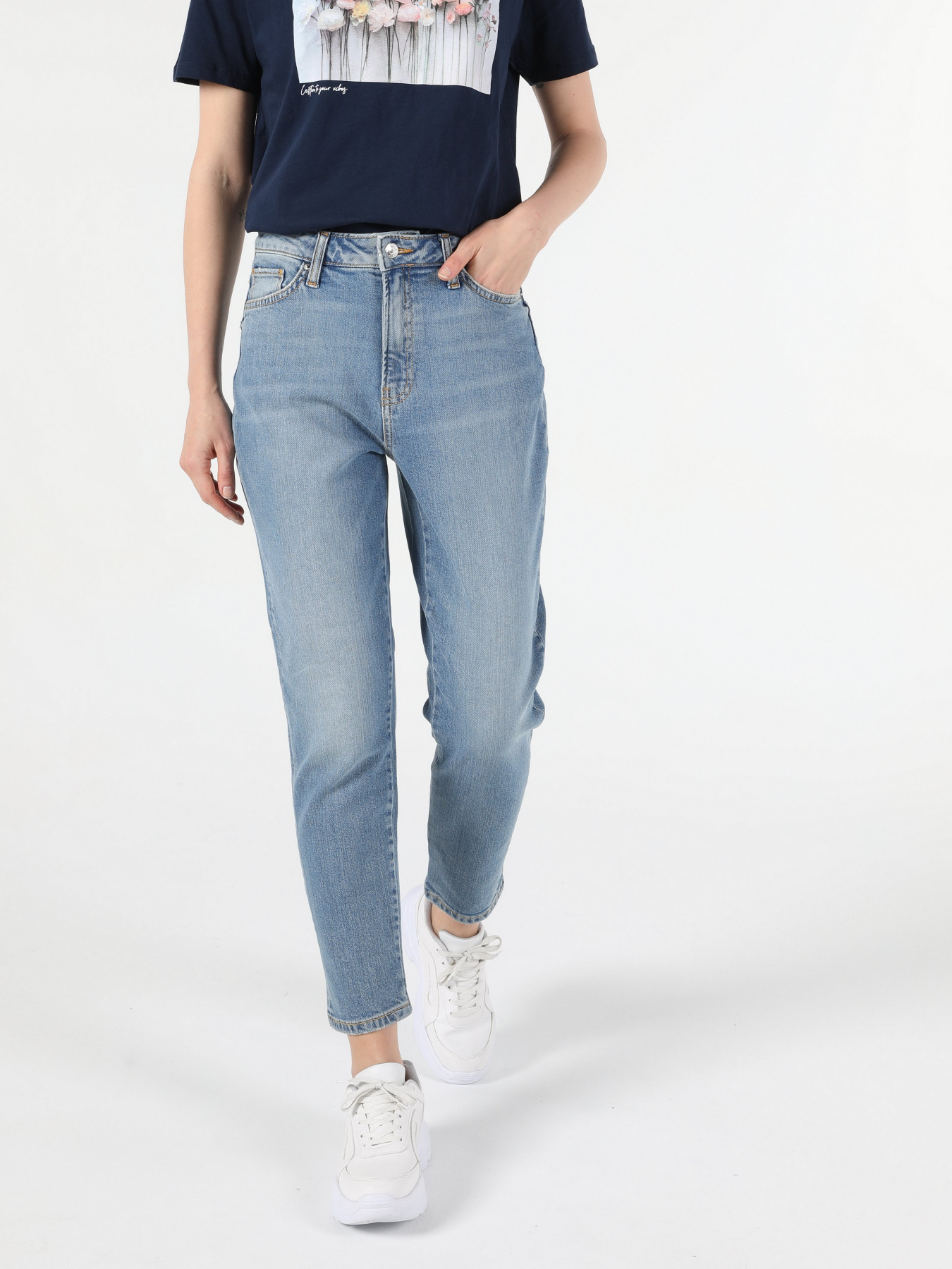 Джинсы мом Colin’s модель CL1054610DN41378 Фото