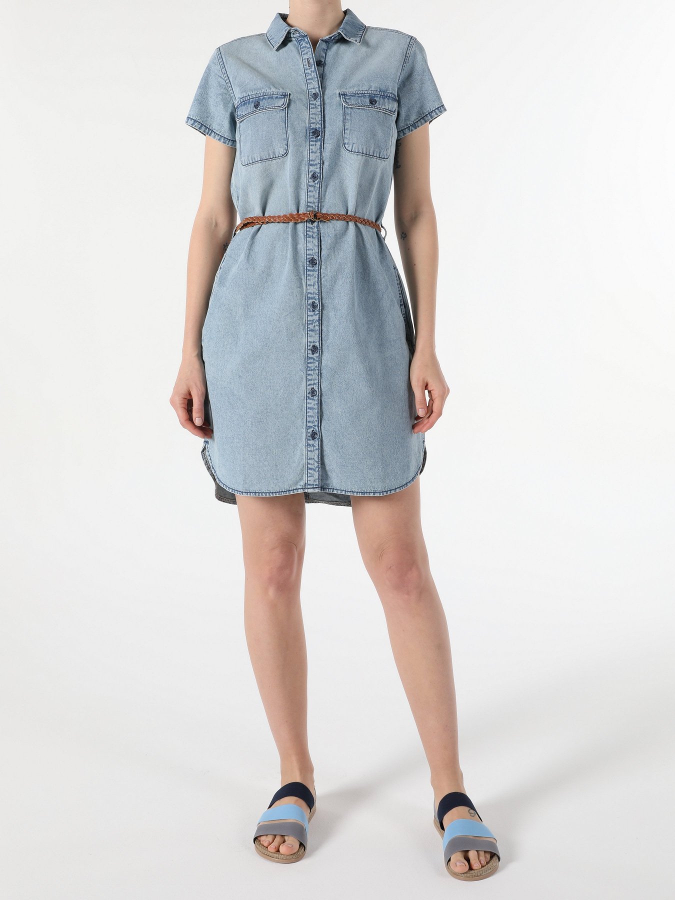 Платье мини Colin’s модель CL1054654DN07156 Фото