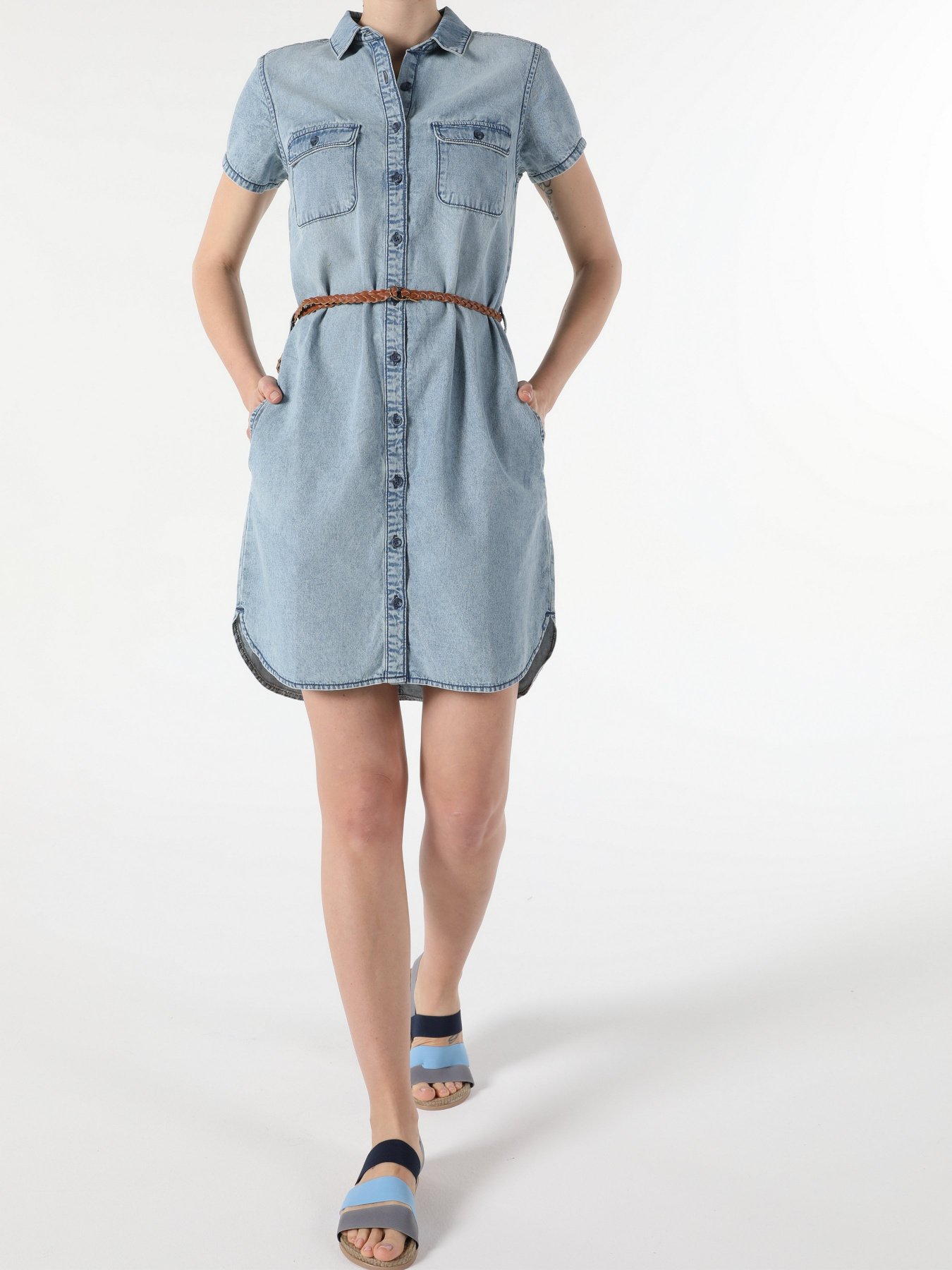 Платье мини Colin’s модель CL1054654DN07156 Фото