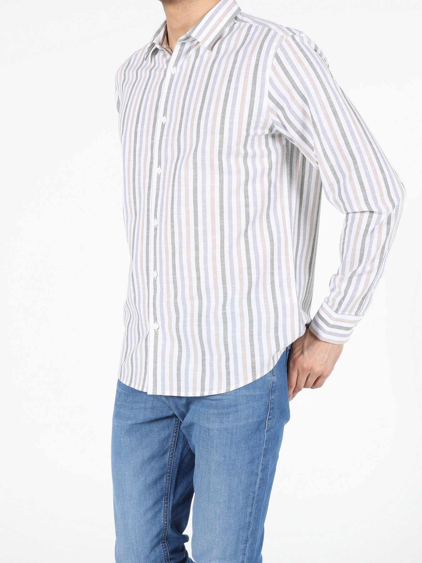 Рубашка повседневная Colin’s модель CL1054248KHA Рубашка повседневная Colin’s модель CL1054248KHA Фото