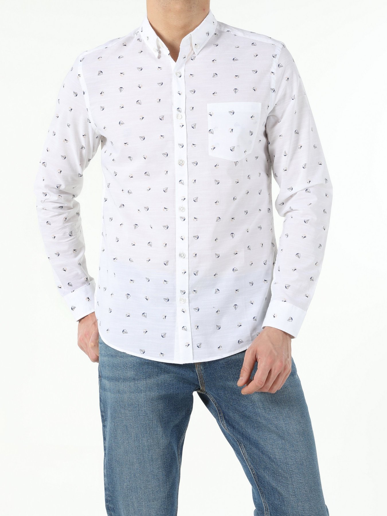 Сорочка Colin’s модель CL1054250WHT Фото