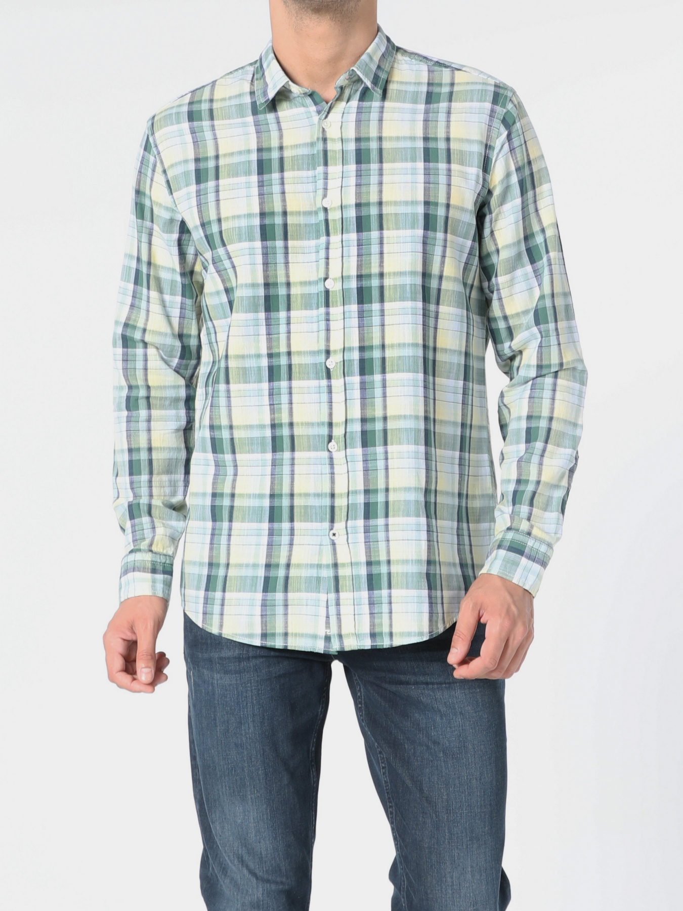 Сорочка Colin’s модель CL1054980GRN Фото