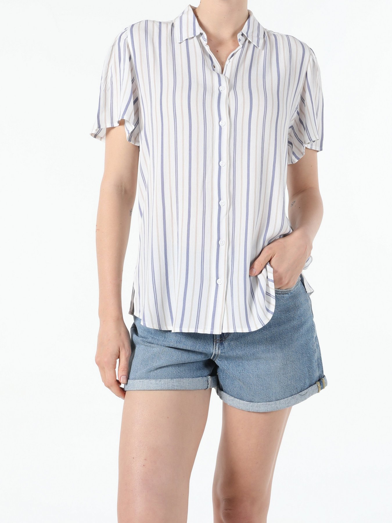 Сорочка повсякденна Colin’s модель CL1054182WHT Сорочка повсякденна Colin’s модель CL1054182WHT Фото