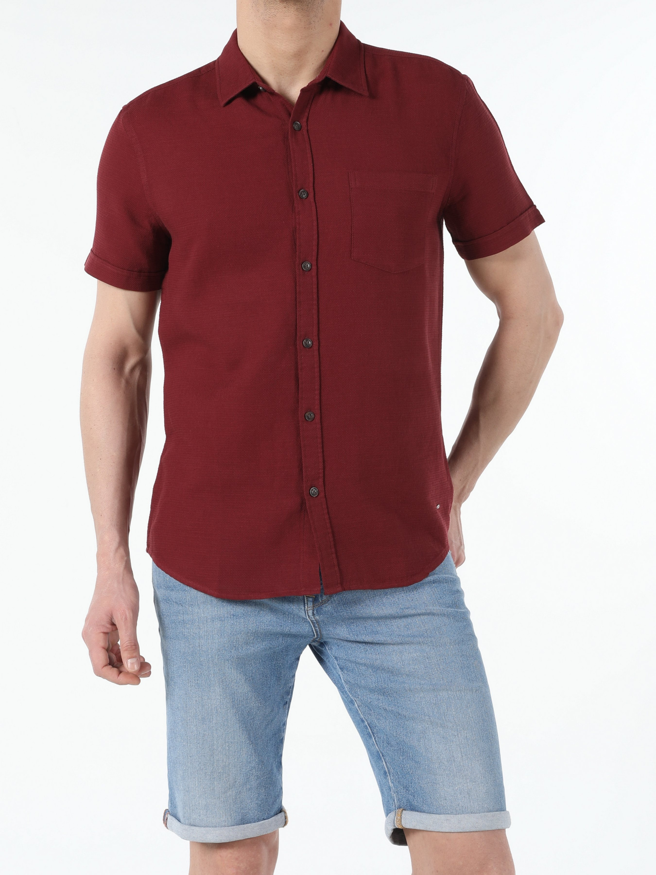 Рубашка повседневная Colin’s модель CL1054246TER Рубашка повседневная Colin’s модель CL1054246TER Фото