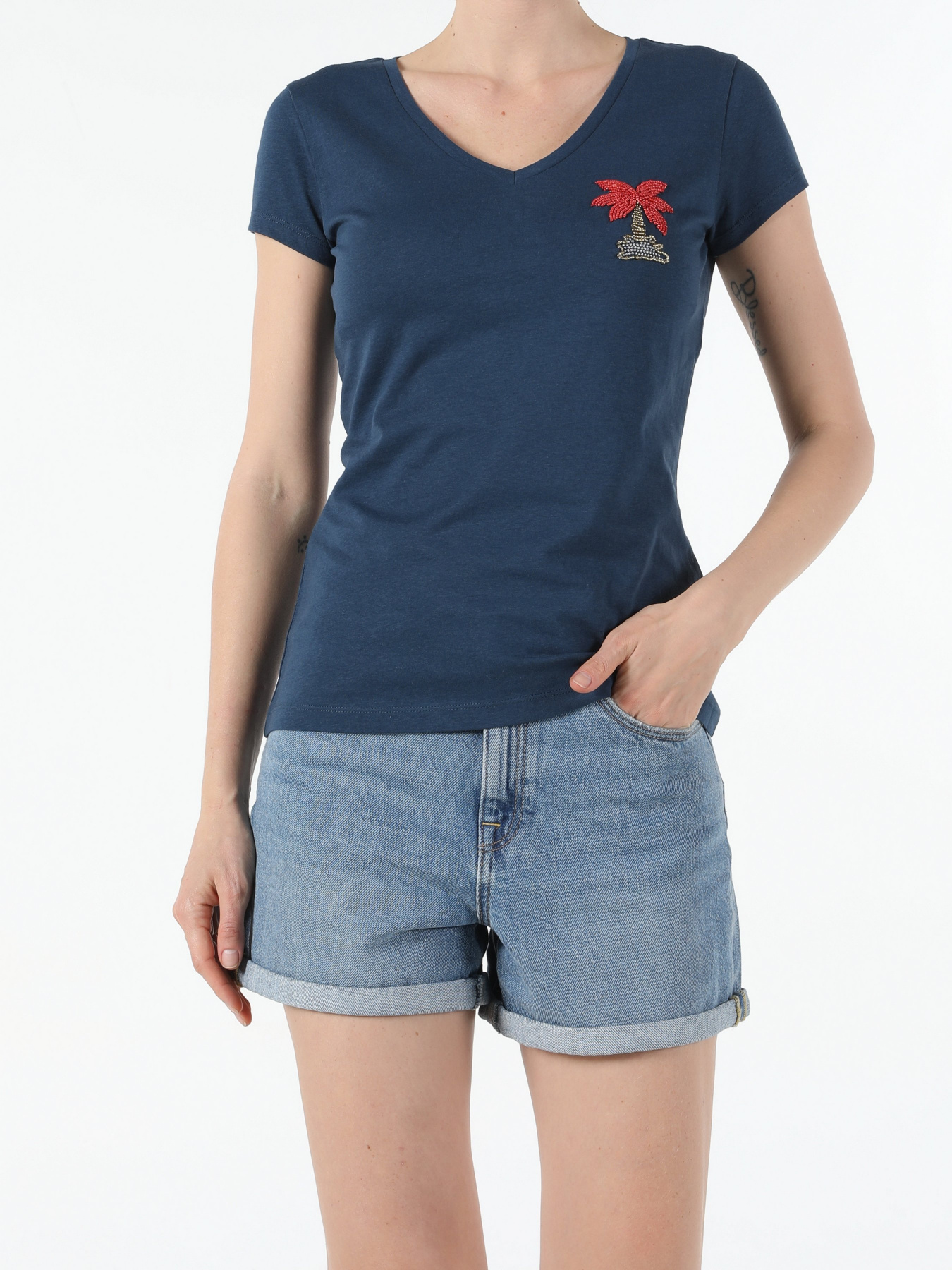 Футболка Colin’s модель CL1054066NAV Фото