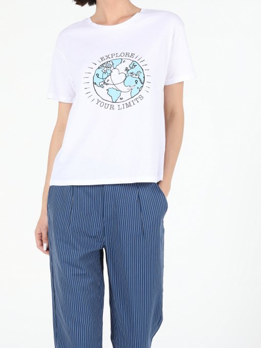 Футболки и поло Colin’s модель CL1054410WHT Фото