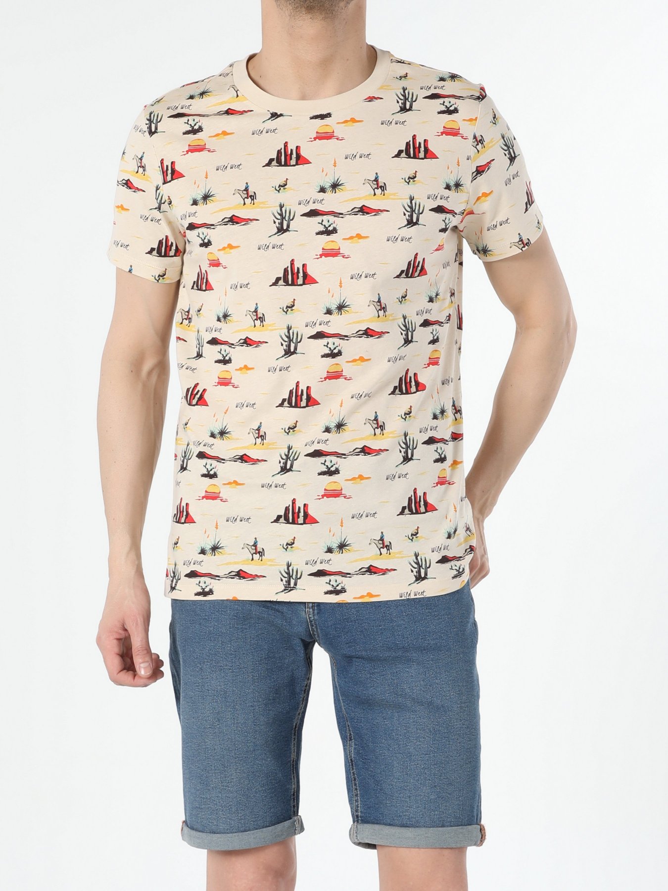 Футболки и поло Colin’s модель CL1056445BEI Фото