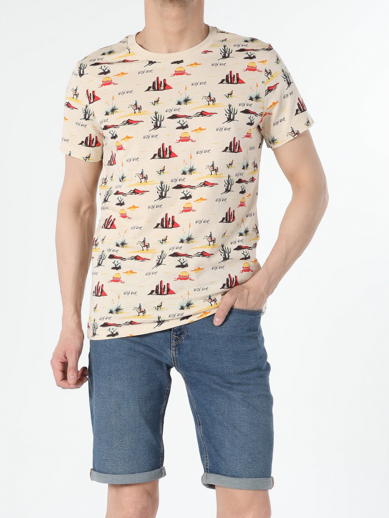 Футболки и поло Colin’s модель CL1056445BEI Фото