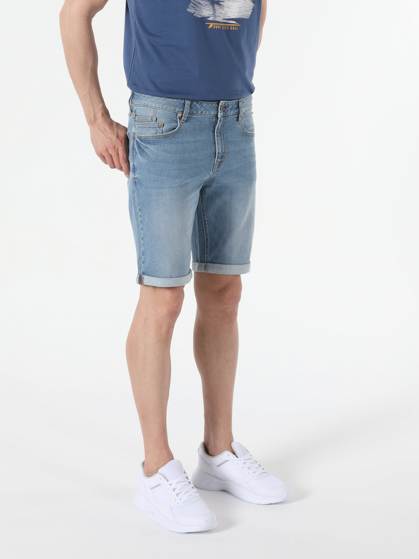 Шорты джинсовые Colin’s модель CL1054560DN40341 Фото