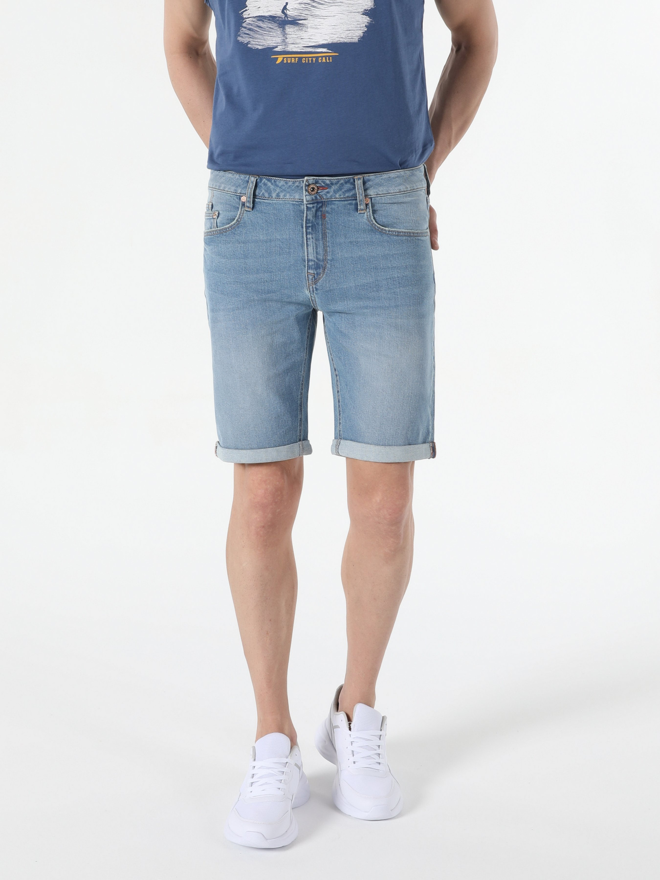 Шорты джинсовые Colin’s модель CL1054560DN40341 Фото