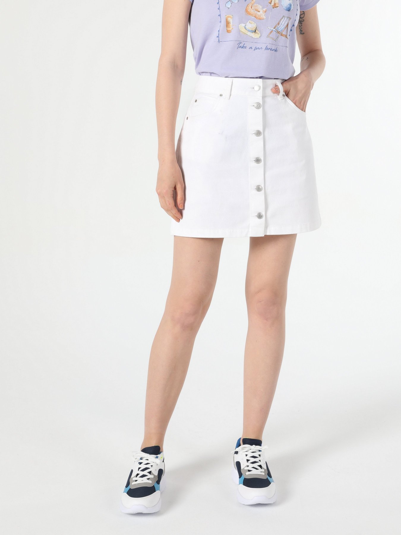 Юбки Colin’s модель CL1054224WHT Фото