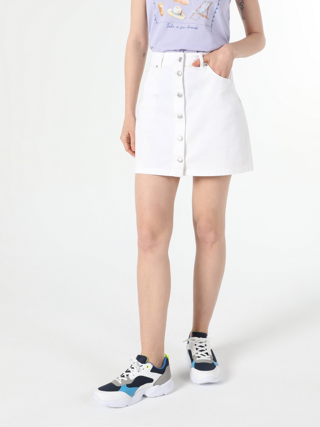 Юбки Colin’s модель CL1054224WHT Фото