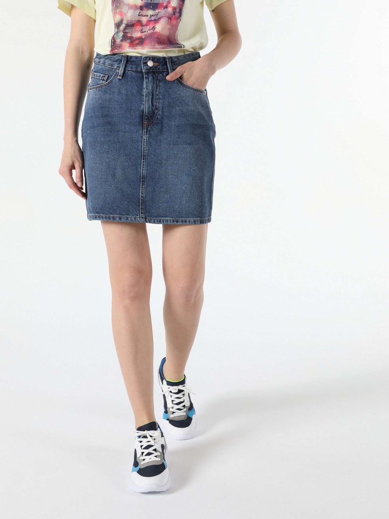 Джинсова спідниця Colin’s модель CL1054641DN40919 Фото