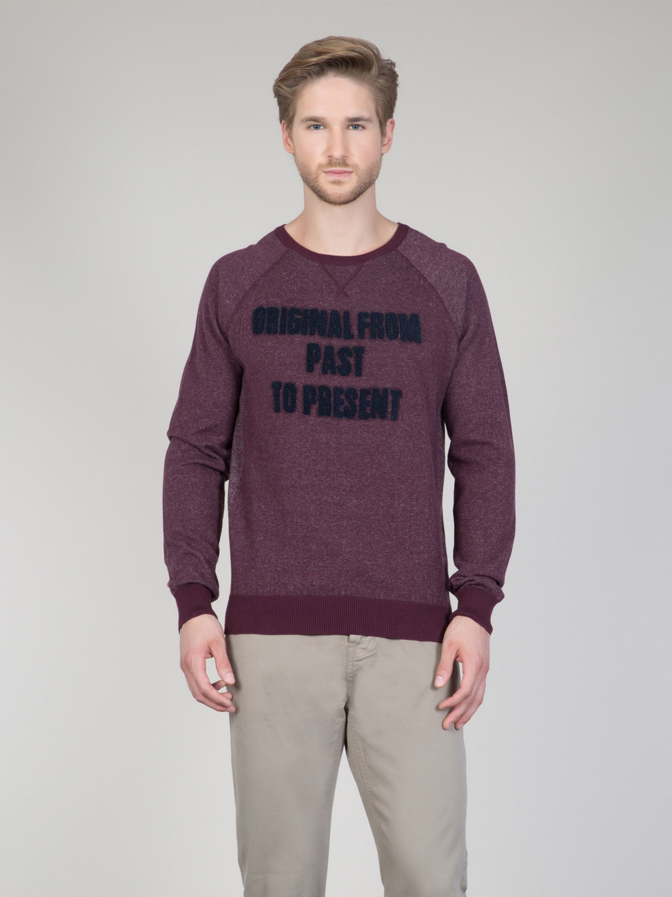 Свитер Colin’s модель CL1021675MBR Свитер Colin’s модель CL1021675MBR Фото