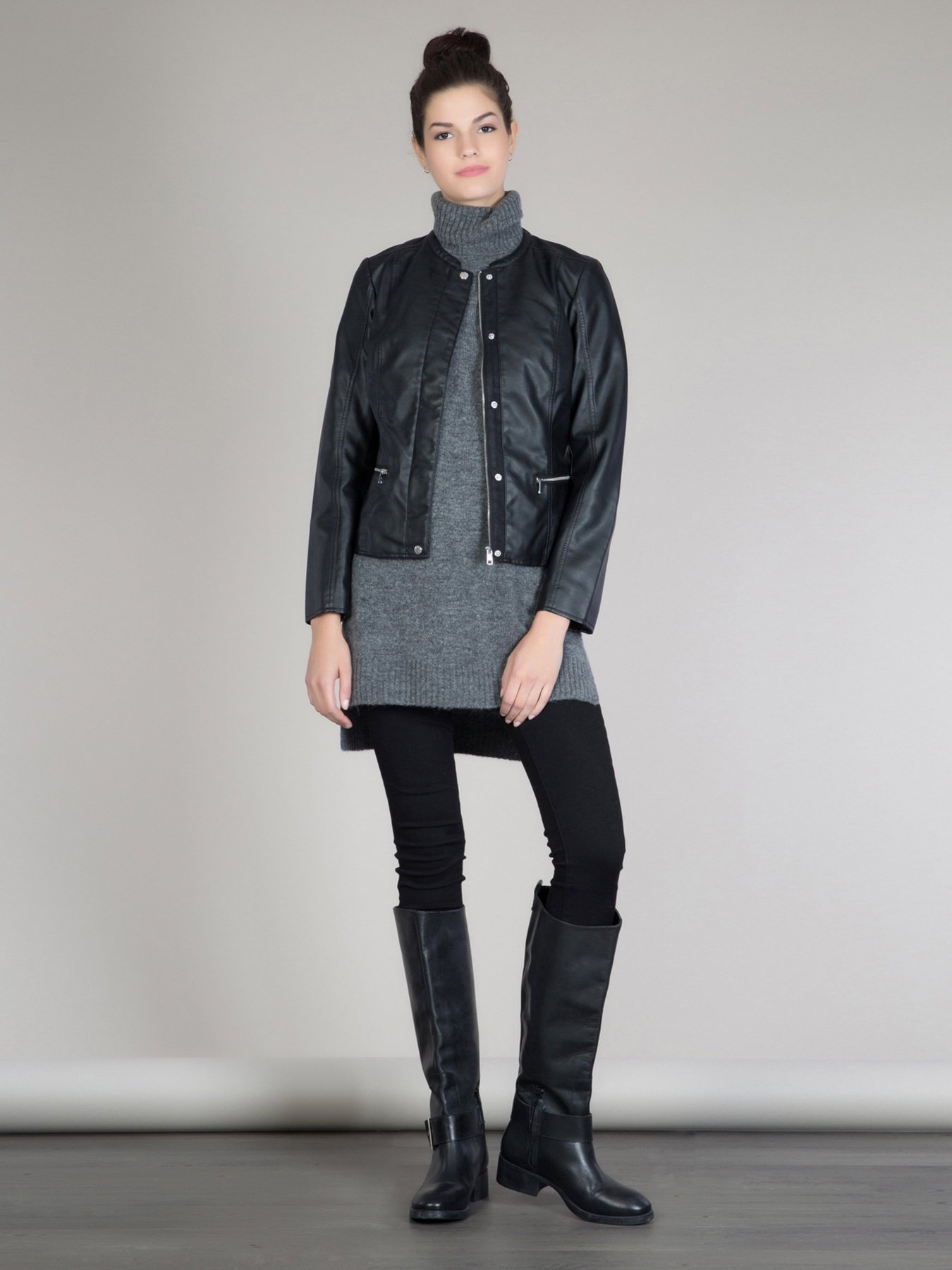 Зимняя куртка Colin’s модель CL1022086BLK Фото