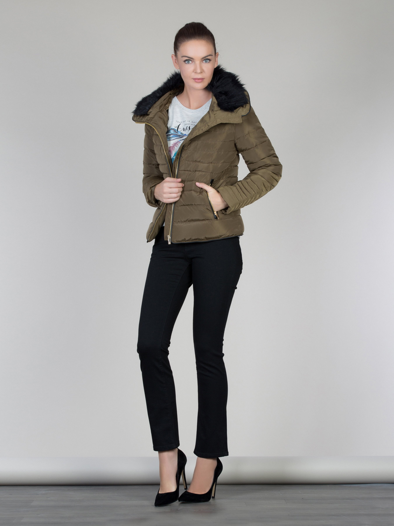 Зимова куртка Colin’s модель CL1022442KHA Фото